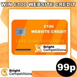 Win &pound;100 Website Credit