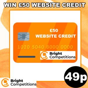 Win &pound;50 Website Credit