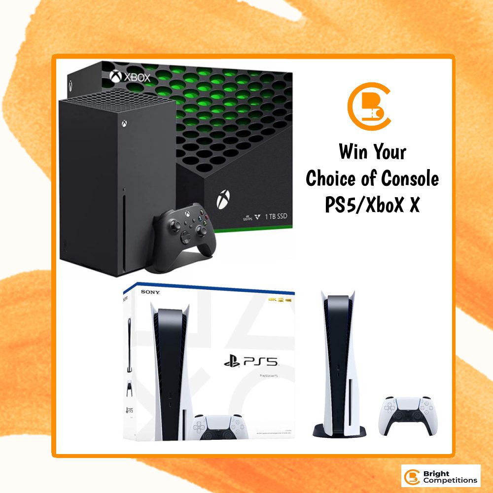 Win Your Choice of Console - PS5 or Xbox