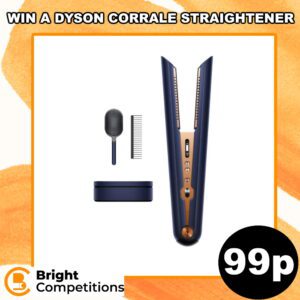 Win a DYSON Corrale Special Edition Hair Straightener Gift Set - Prussian Blue & Rich Copper
