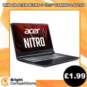 Win an ACER Nitro 5 17.3" Gaming Laptop