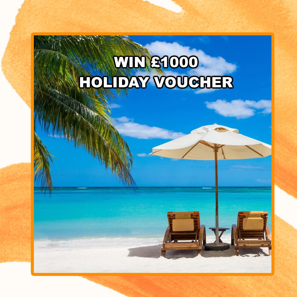 Win £1000 Luxury Holiday OR £1000 Cash **LOW ODDS**
