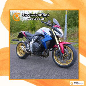 Win a Honda CB1000R Tri-Colour Xtreme or £3,500 Cash