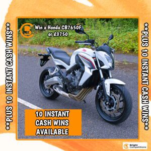 Win a Honda CB650F or £3750