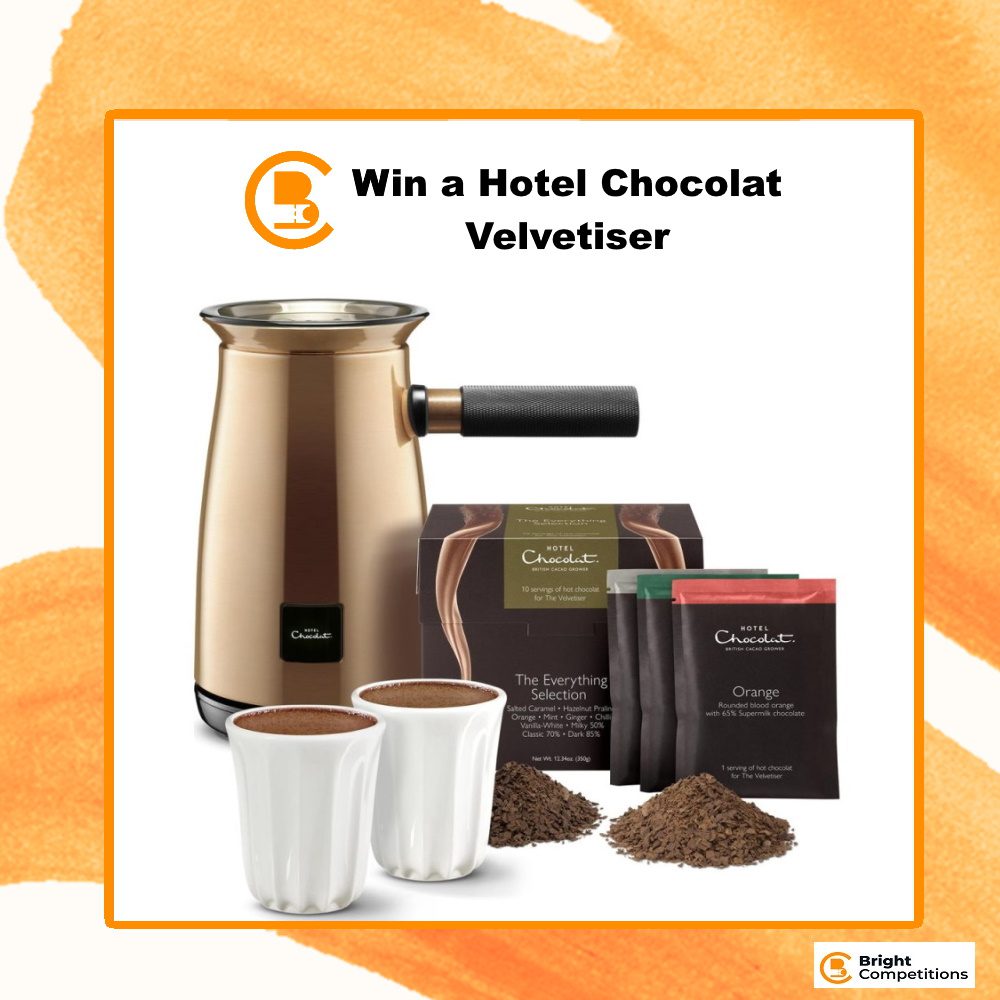 Win a Hotel Chocolat Velvetiser in Copper with Starter Kit