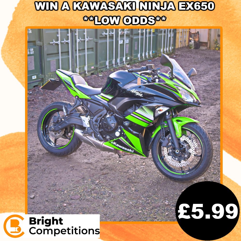 Win a Kawasaki Ninja EX650