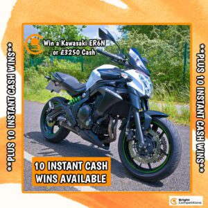 Win a Kawasaki ER6N or £3250 Cash