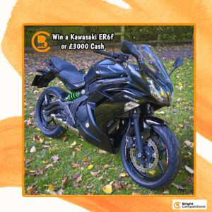 Win a Kawasaki ER6F or &pound;3,000 Cash