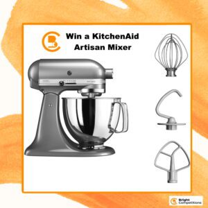 Win a KitchenAid Artisan Stand Mixer with 4.8ltr Bowl