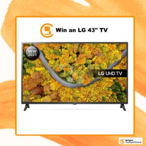 Win an LG 43UP75006LF 43 Smart 4K Ultra HD HDR LED TV