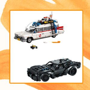 Win 2 Iconic Movie Cars Lego Bundle