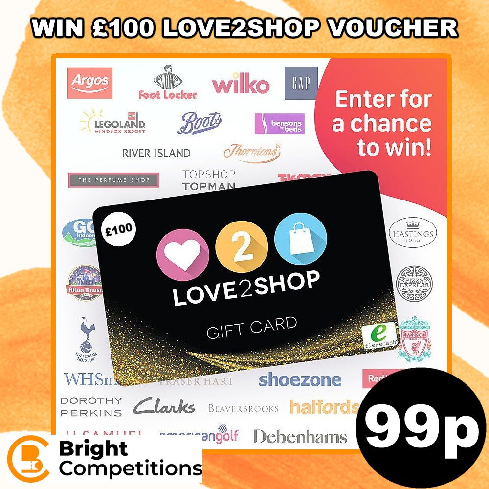 Win £100 Voucher Bright Competitions