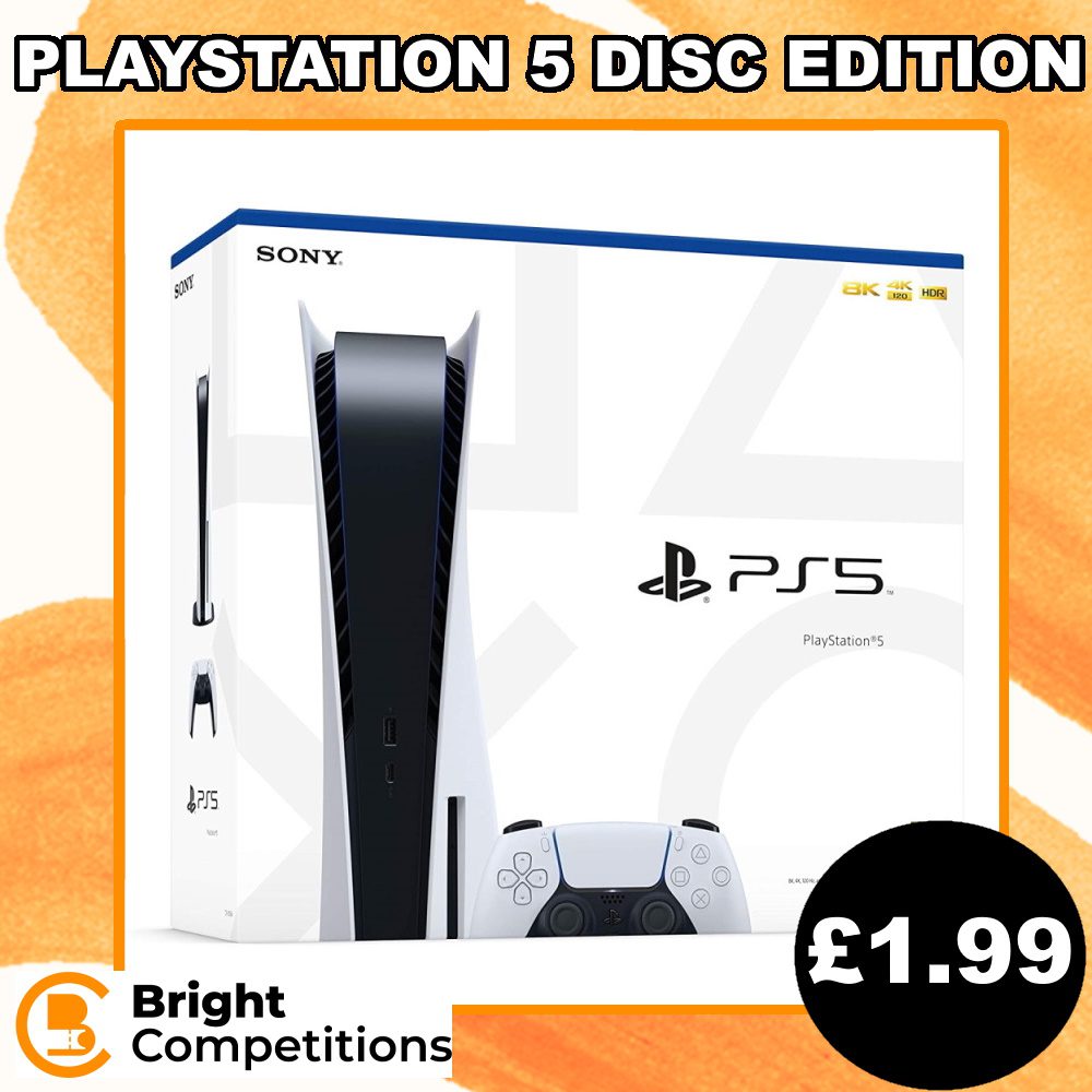 Win a PS5 Playstation 5 Disc Edition