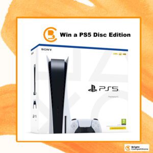 Win a PS5 Playstation 5 Disc Edition