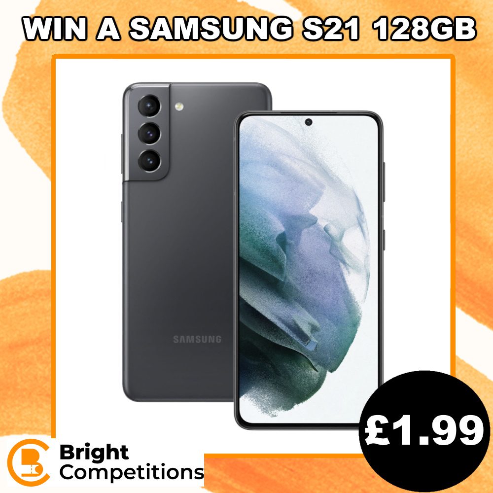 Win a Samsung S21 5G 128gb Phone