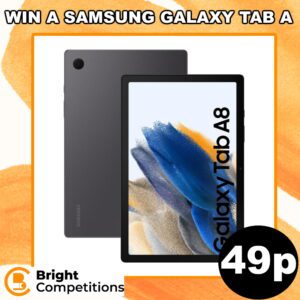 Win a SAMSUNG Galaxy Tab A8