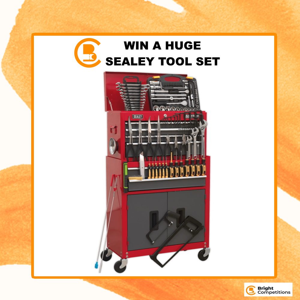 Win a Sealey Topchest 6 Drawer 128pc Tool Kit