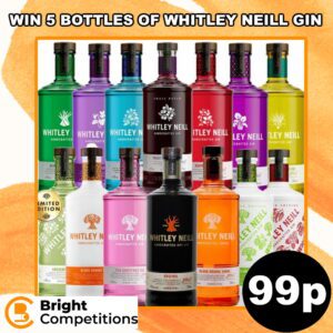 Win 5 Bottles of Whitley Neill Gin