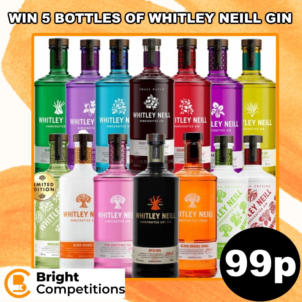 Win 5 Bottles of Whitley Neill Gin