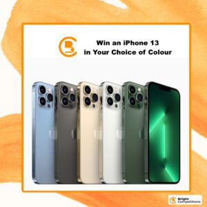 Win an iPhone 13 128gb in Your Choice of Colour