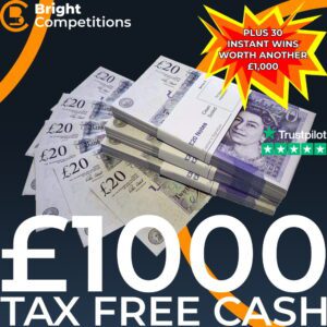 Weekly £1000 Cash Draw + 30 Instants Worth £1000