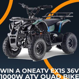 Win a OneATV EX1S 36V 1000W ATV Quad Bike