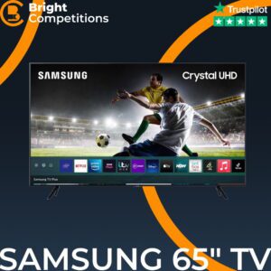 Win a Samsung 65" Smart 4K Ultra HD TV