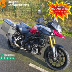 Win a Suzuki V-Strom DL1000 or £3250 + 50 Instant Cash Wins Worth £5000