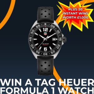 Win a Tag Heuer F1 Watch + 20 Instant Wins Worth £1000