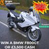 Win a BMW F800GT or £3,500 + 50 Instant Cash Wins Worth £5000