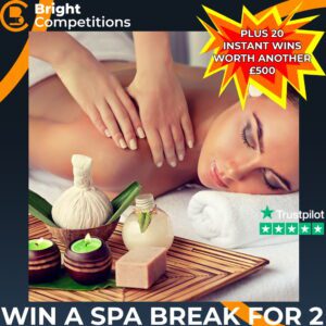 Win a Spa Break for 2 + 20 Instant Wins Worth £500