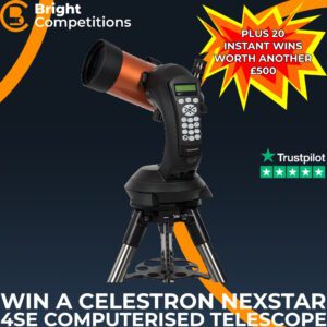 Win a Celestron NexStar 4SE Computerised Telescope + 20 Instant Wins Worth £500