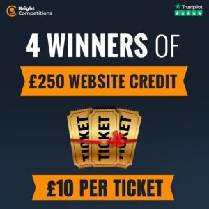 4 Winners of £250 Website Credit