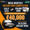 £50,000 DRAW - GOLF GTD or £10,000 JACKPOT / £40,000 INSTANT WINS