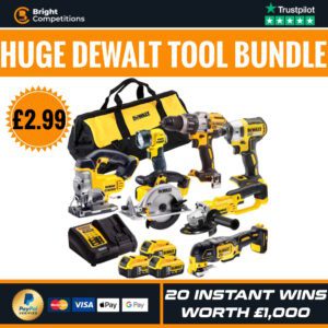 Huge DeWalt Tool Bundle + 20 Instant Wins Worth £1000