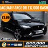 Jaguar F-Pace or £17,000 CASH / £100,000 INSTANT WINS