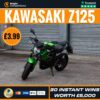 Kawasaki Z125 or £2000 Cash + 30 Instant Wins Worth £5000
