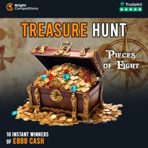 Pieces of Eight! £888 Instant Wins, Bundles & Credit