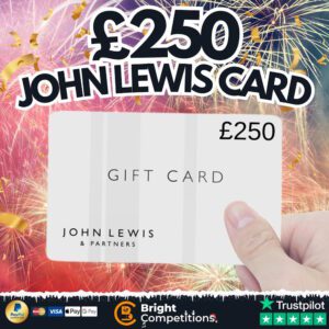 £250 John Lewis Gift Card