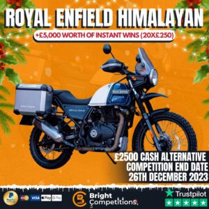 Royal Enfield Himalayan or £2,500 Cash