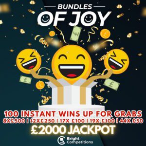 Bundles of Joy! - £2,000 Jackpot & 100 Instant Wins Worth £13,000