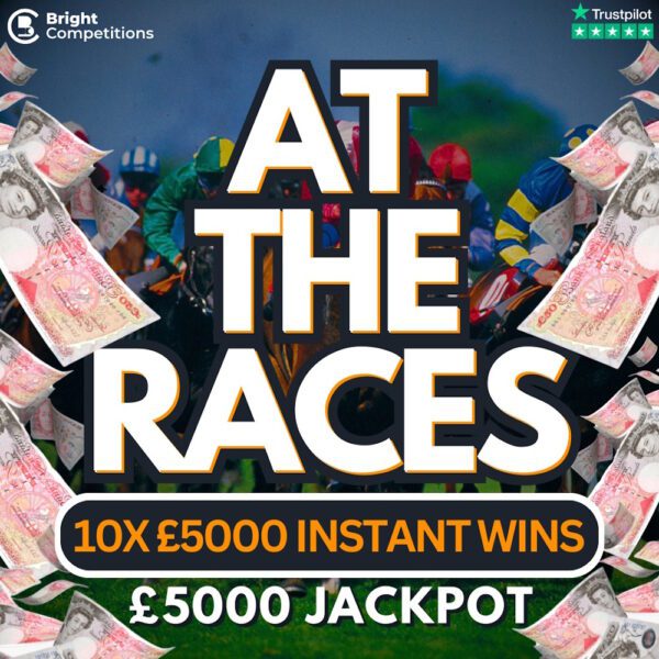 At The Races - 10x £5,000 Instant Wins & £5,000 Jackpot