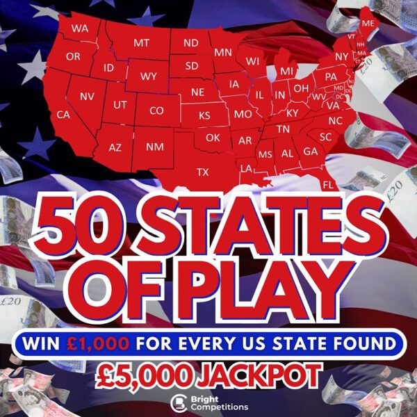 States of Play - 50x £1,000 INSTANT WINS & £5,000 JACKPOT