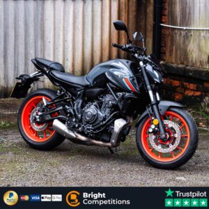 Yamaha MT07 or £3,000 Cash + 20x £250 Cash Instant Wins