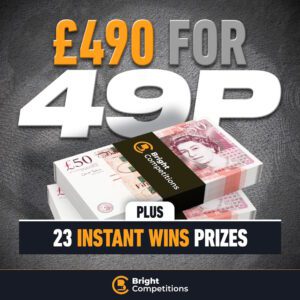 £490 Cash for 49p & 23 Instant Wins
