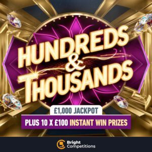 Hundreds & Thousands - 10x £100 Cash Instants & £1,000 Jackpot