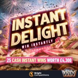 Instant Delight - 25x Cash Instant Wins - Ready, Set, Win!