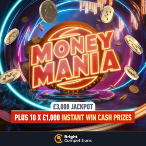 Money Mania - 10x £1,000 Instant Wins & £3,000 Jackpot