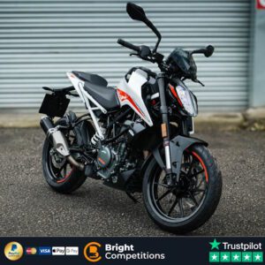 KTM Duke 390 or £3,000 Cash + 20x £250 Cash Instant Wins