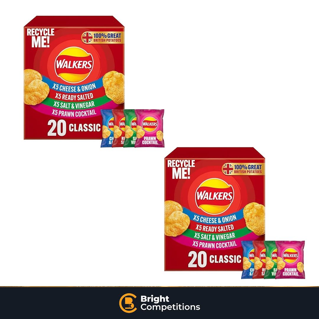 Walkers Crisps Bundle Bright Competitions